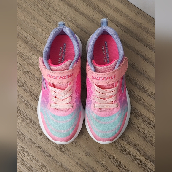 Skechers Kids' Pink and Blue Sneakers - Picture 4 of 8